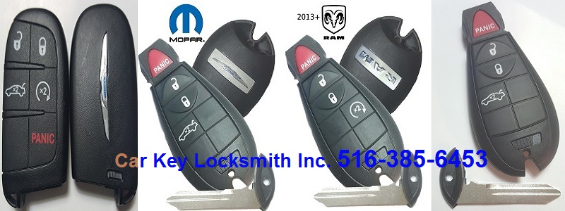 Chrysler Jeep Dodge Key Fob / Fobik Replacement Car Key Locksmith Inc